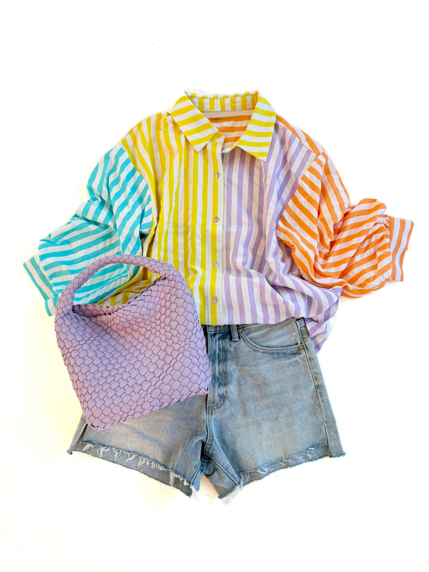 Colorblock Stripes Top