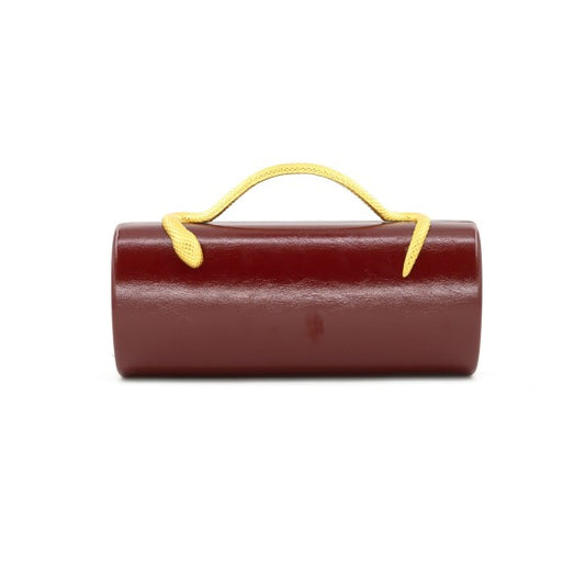 Slither Clutch in Burgundy