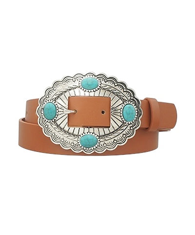 Turquoise Buckle Belt
