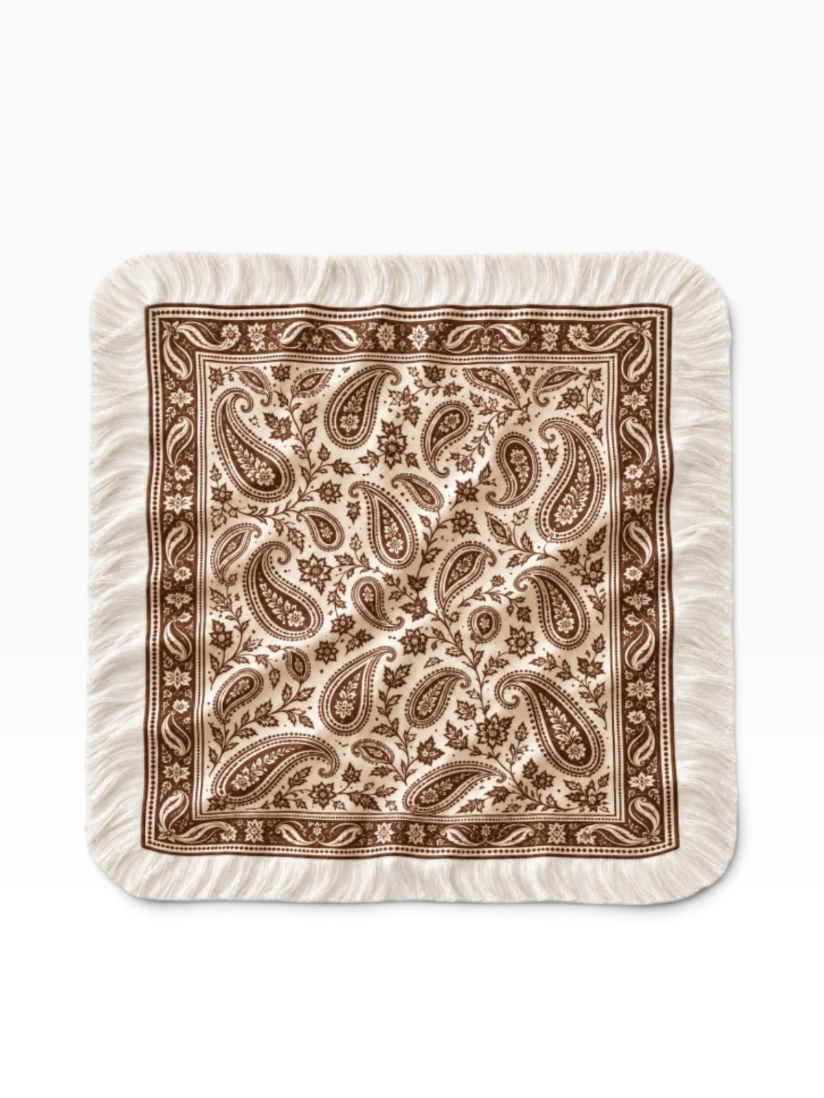 Paisley Fringe Scarves- 3 Colors