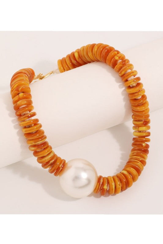 Jumbo Pearl Necklace- 4 Colors