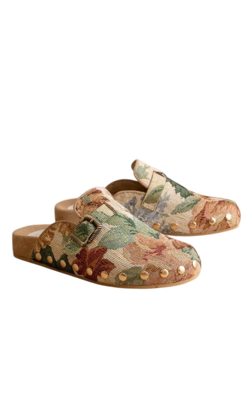 Tapestry Clogs