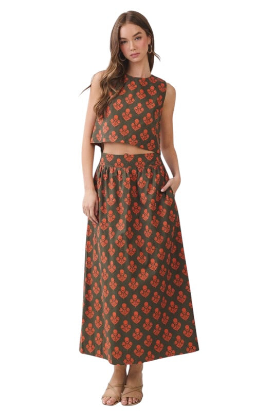 Olive & Orange Marigold Set