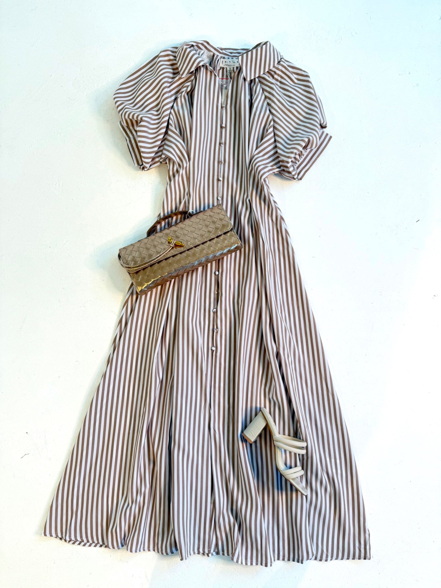 Mocha Stripes Maxi