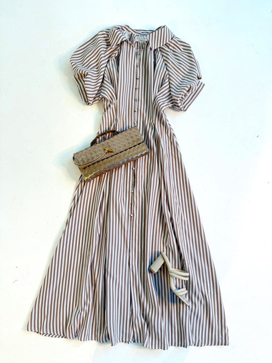 Mocha Stripes Maxi