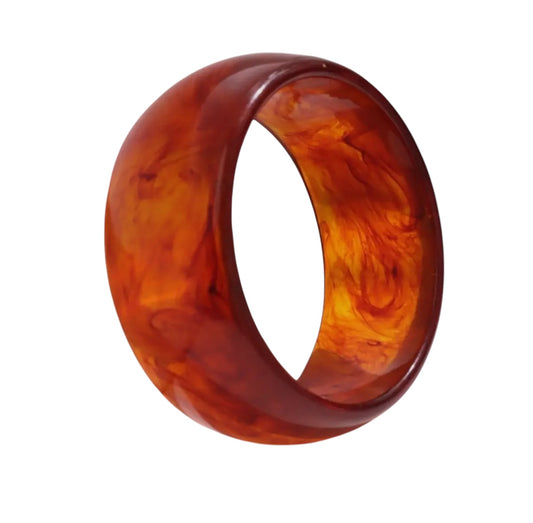 Acrylic Bangle in Brown