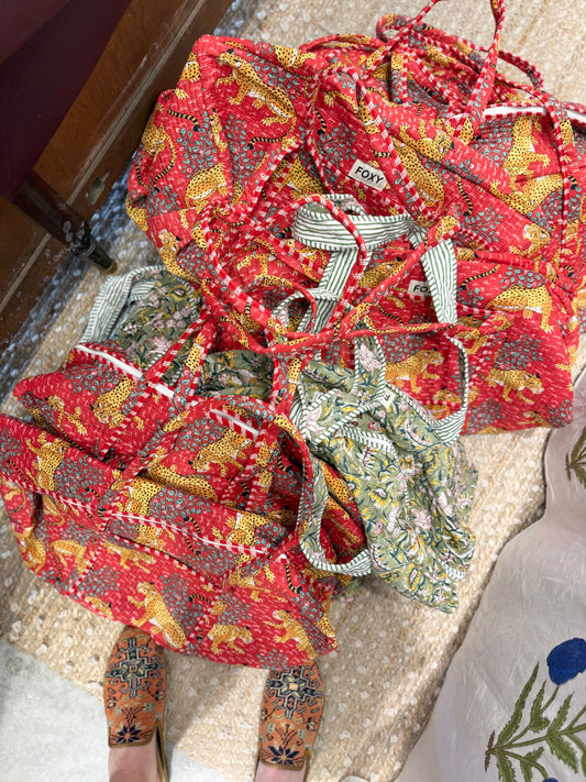 FOXY Duffle Bag- 2 Prints!