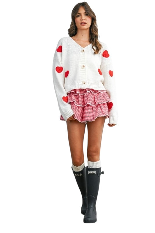 Heart Cardigan- 2 Colors