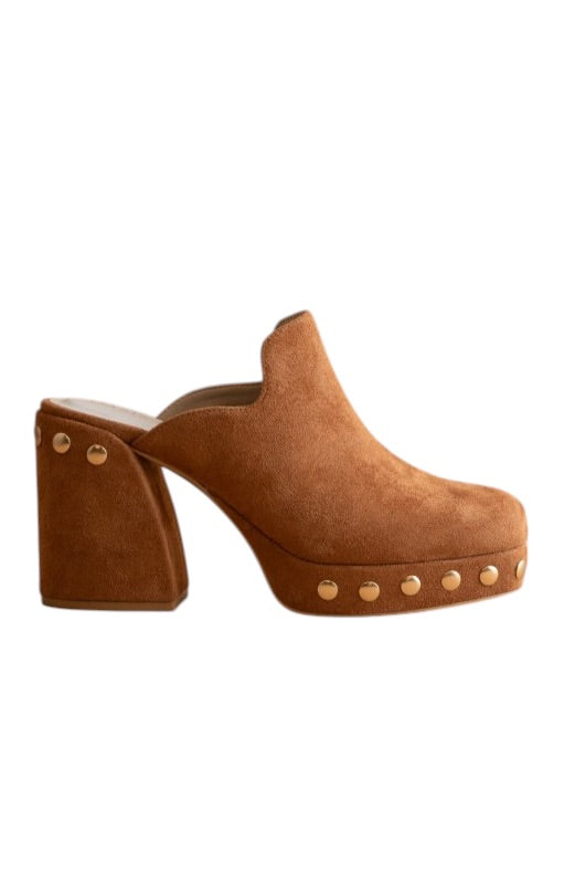 Caramel Platform Clogs