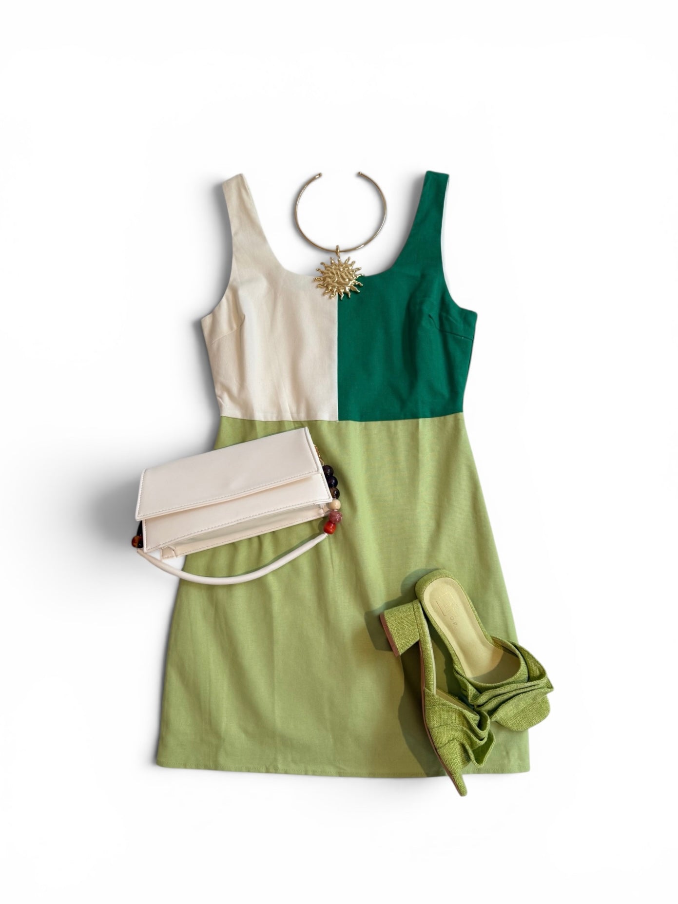 Lime Colorblock Mini