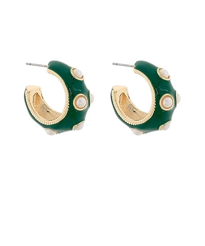 Resin Dots Earring- 3 Colors