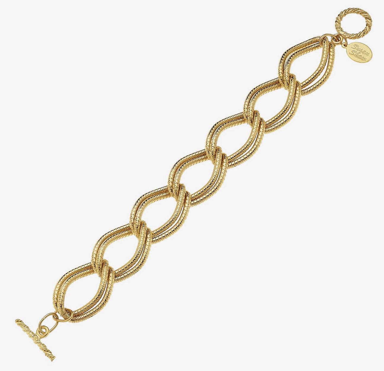 Gold Double Link Bracelet