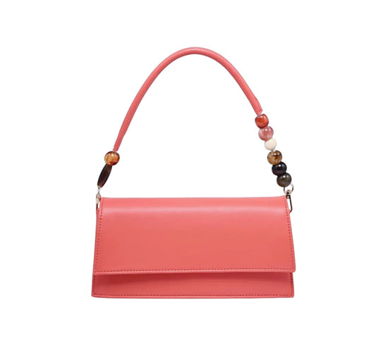 Brooks Beaded Handle Tote- 3 Colors