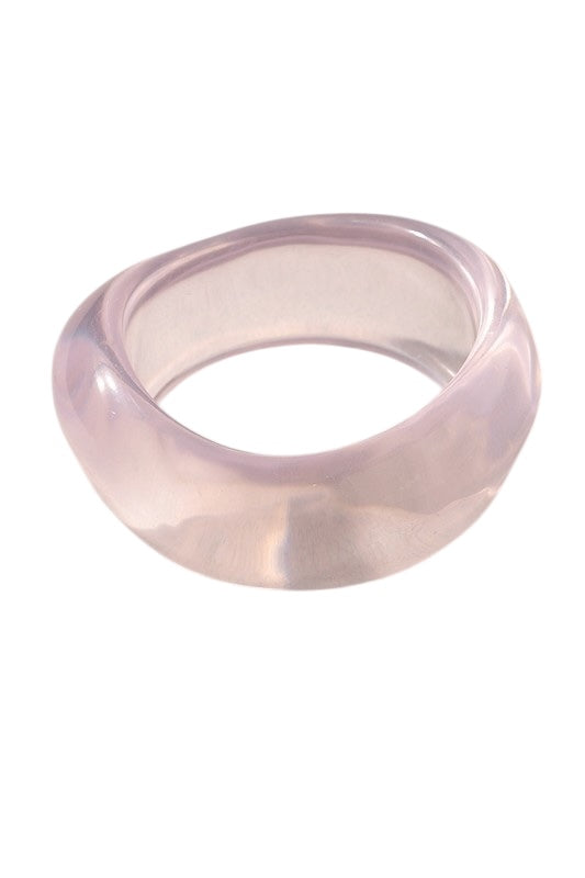 Jumbo Clear Resin Bangle