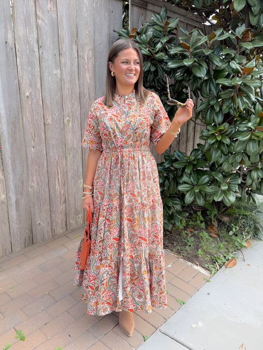Carrollton Midi in Fall Florals