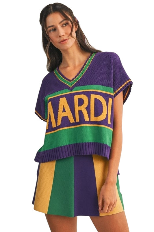 Mardi Varsity Sweater