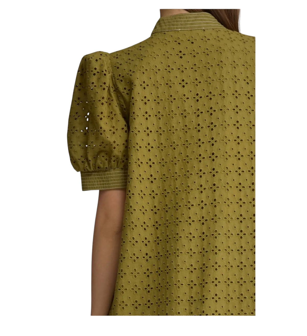 Dusty Citron Eyelet Midi