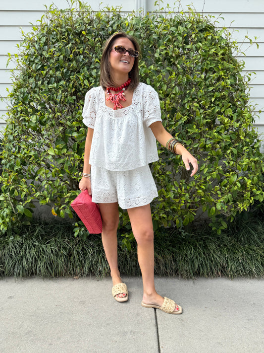 Cotton Eyelet Set