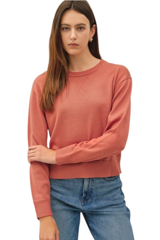 Knit Crewneck- 3 Colors