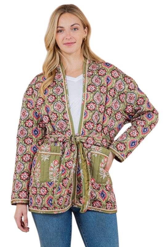 Citron Quilted Jacket