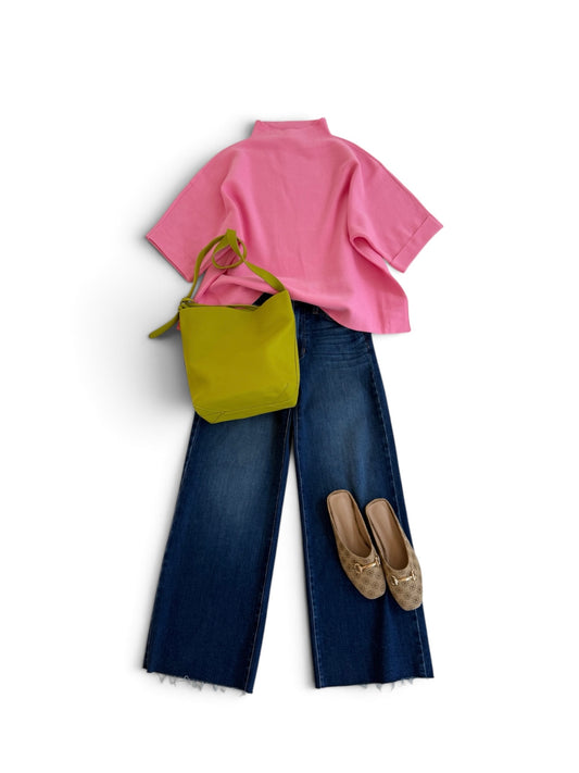 Mock Neck Sweater- 2 Colors