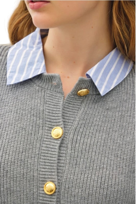Twofer Cardigan- 2 Colors