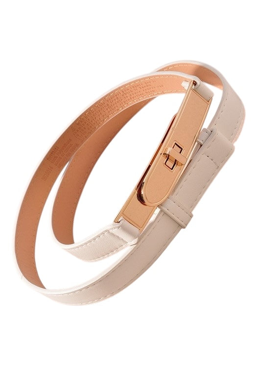 Turn lock Adjustable Belt - 2 Colors