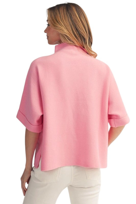 Mock Neck Sweater- 2 Colors