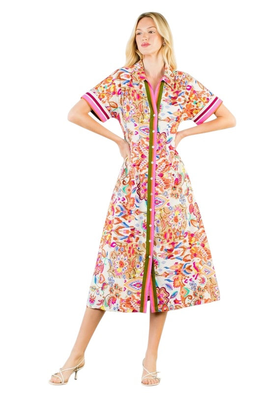 Kaleidoscope Shirt Dress