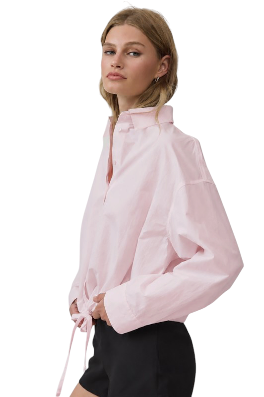 Drawstring Poplin Oxford- 2 Colors