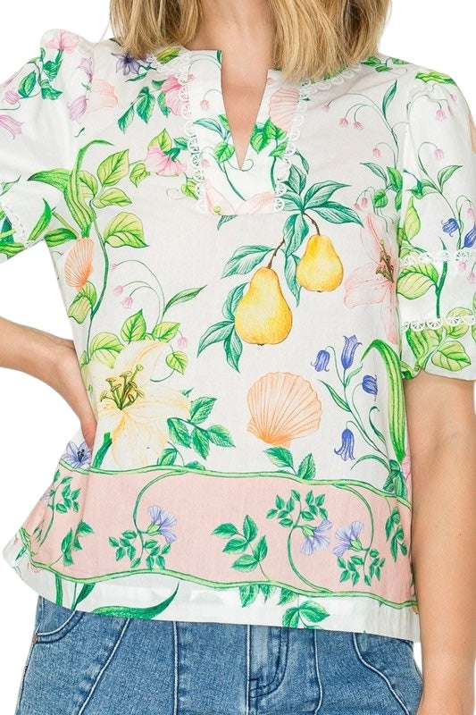 Garden by The Sea Top - 2 Colors