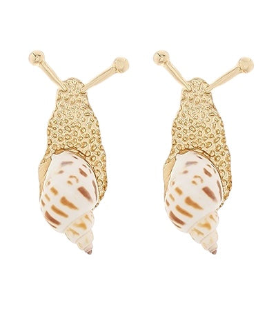Shell Snail Earring
