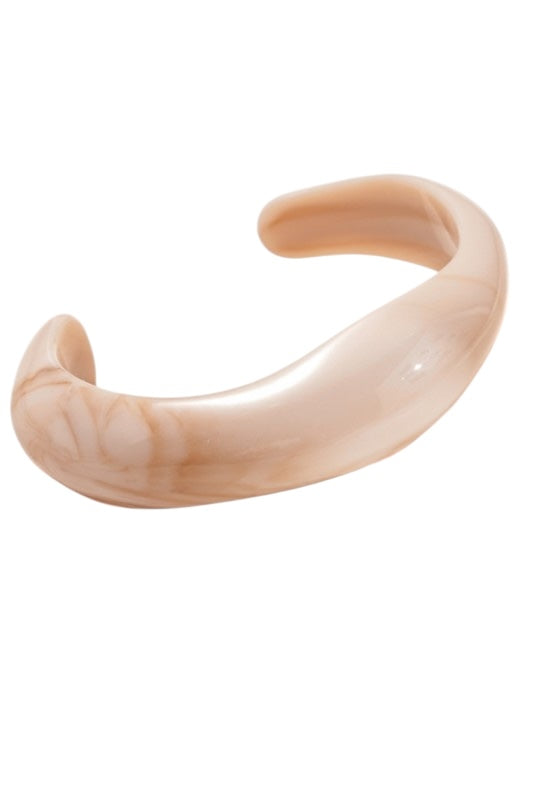 Resin Bubble Cuff-2 Colors