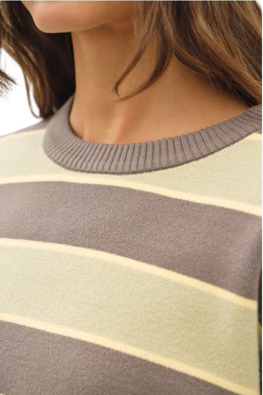 Stripe Crewneck Sweater- 2 Colors