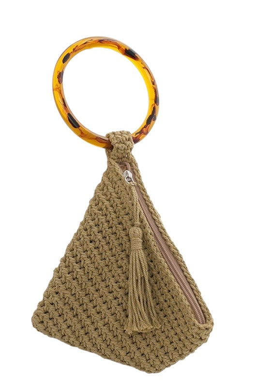 Tortoise Handle Tote - 3 Colors