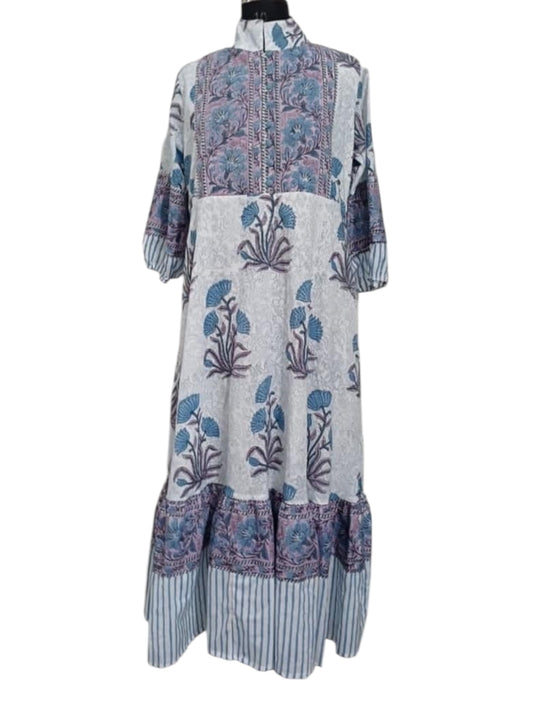 State Street Maxi in Peri & Blue