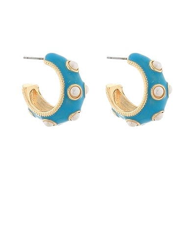 Resin Dots Earring- 3 Colors