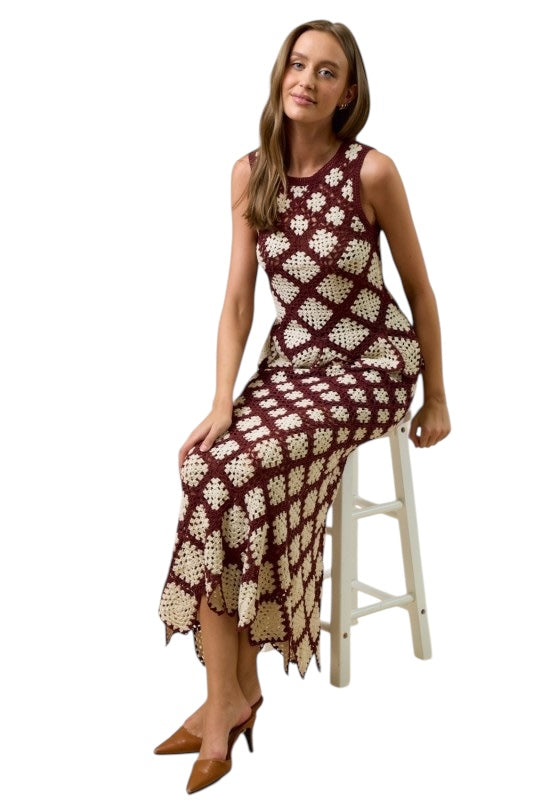 Chocolate & Ivory Crochet Set