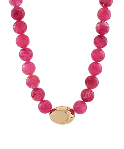 Gold Nugget Gumball Necklace- Two Colors