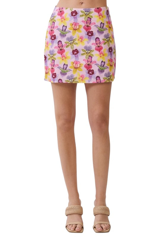 Dancing Orchids Skirt Set