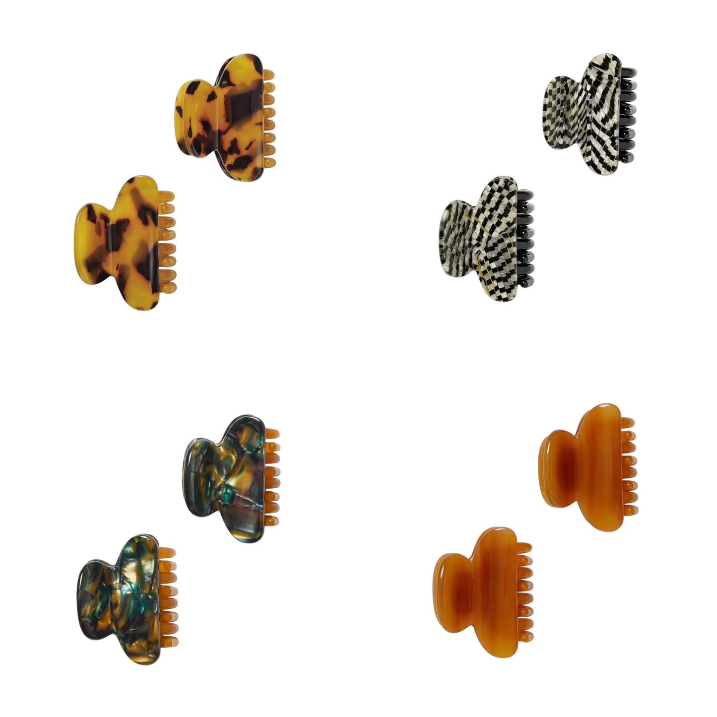 Twin Heirloom Claw Clips- 5 Colors