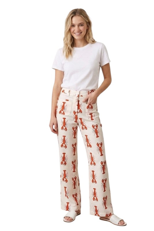 Lobster Patch Pocket Pant