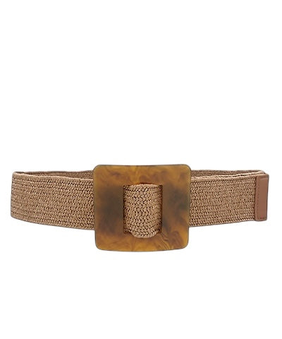 Square Resin Buckle Belt