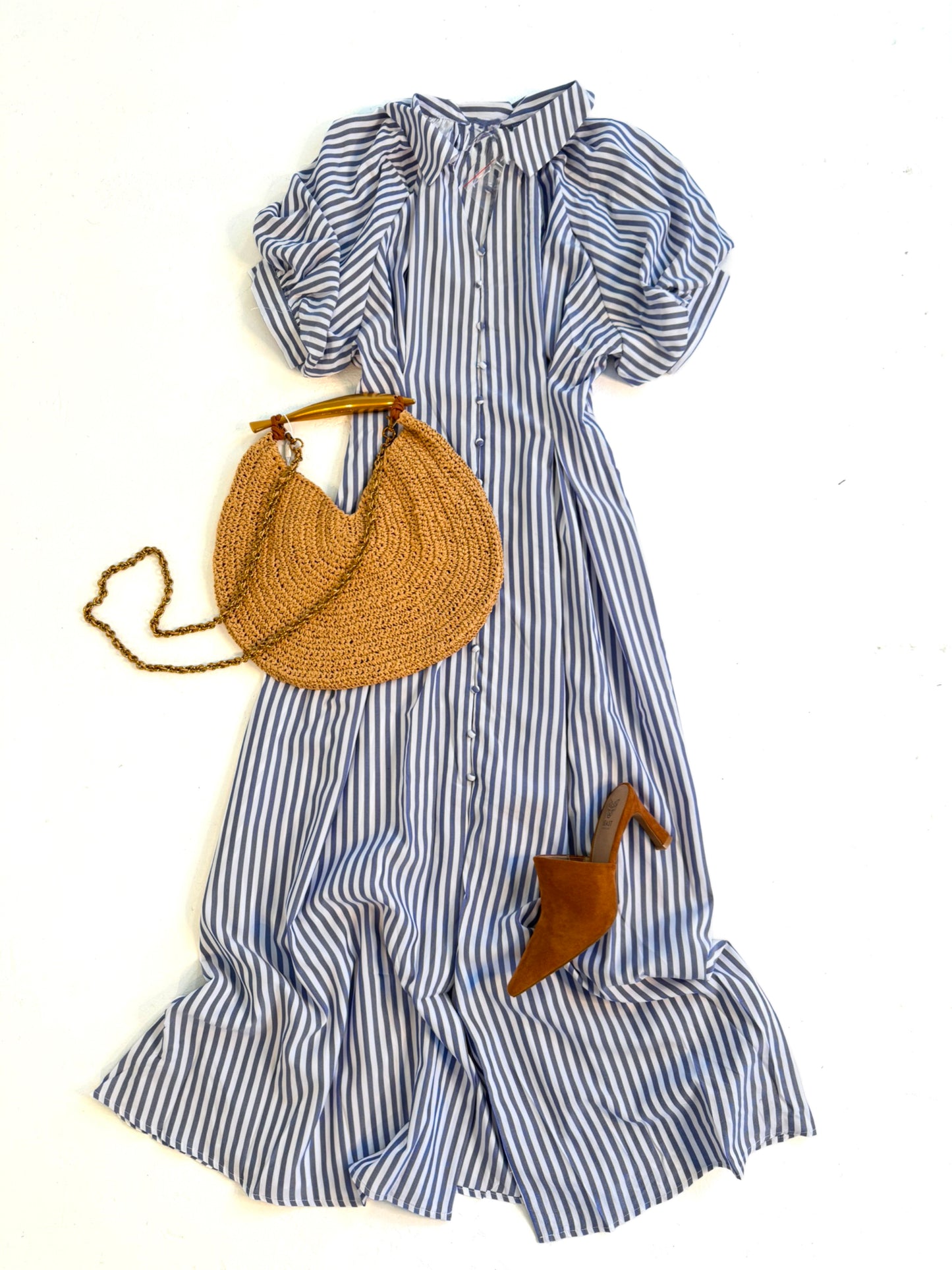 Blue Stripes Maxi