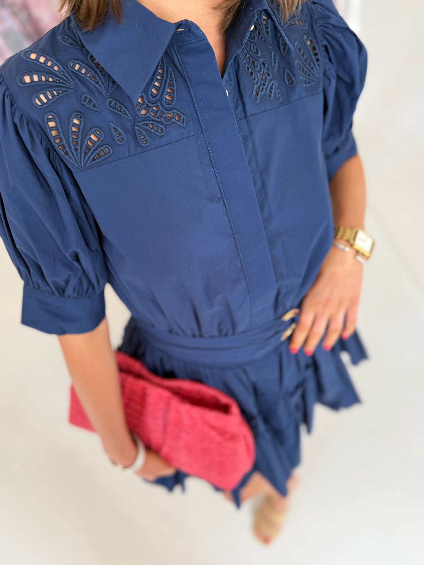 Belted Poplin Mini - 2 Colors