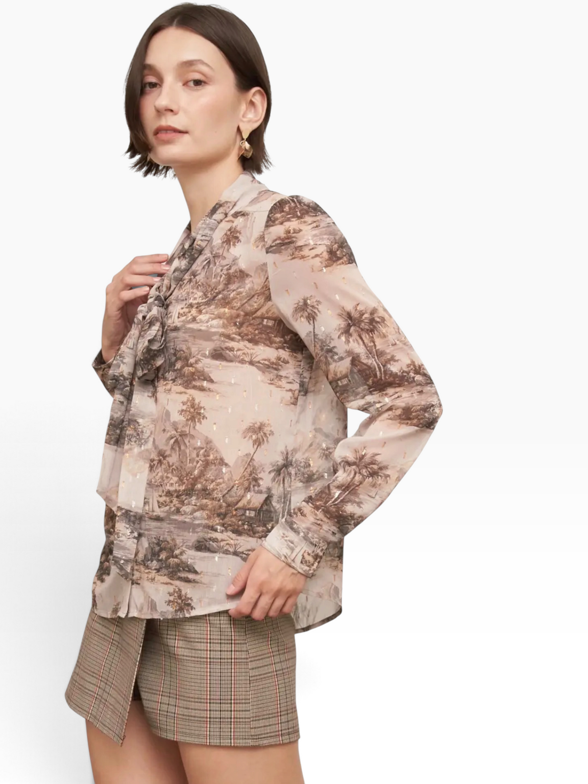 Landscape Toile Blouse