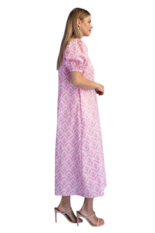 Floral Poplin Shirt Dress- 3 Colors