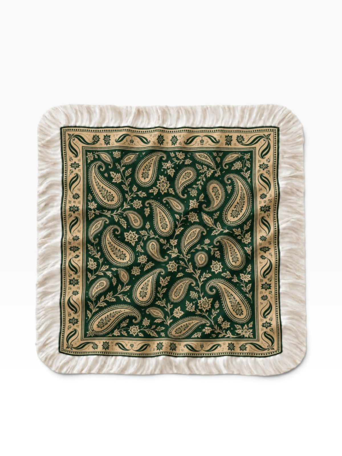 Paisley Fringe Scarves- 3 Colors