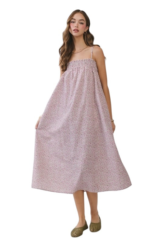 Lilac Florals Midi