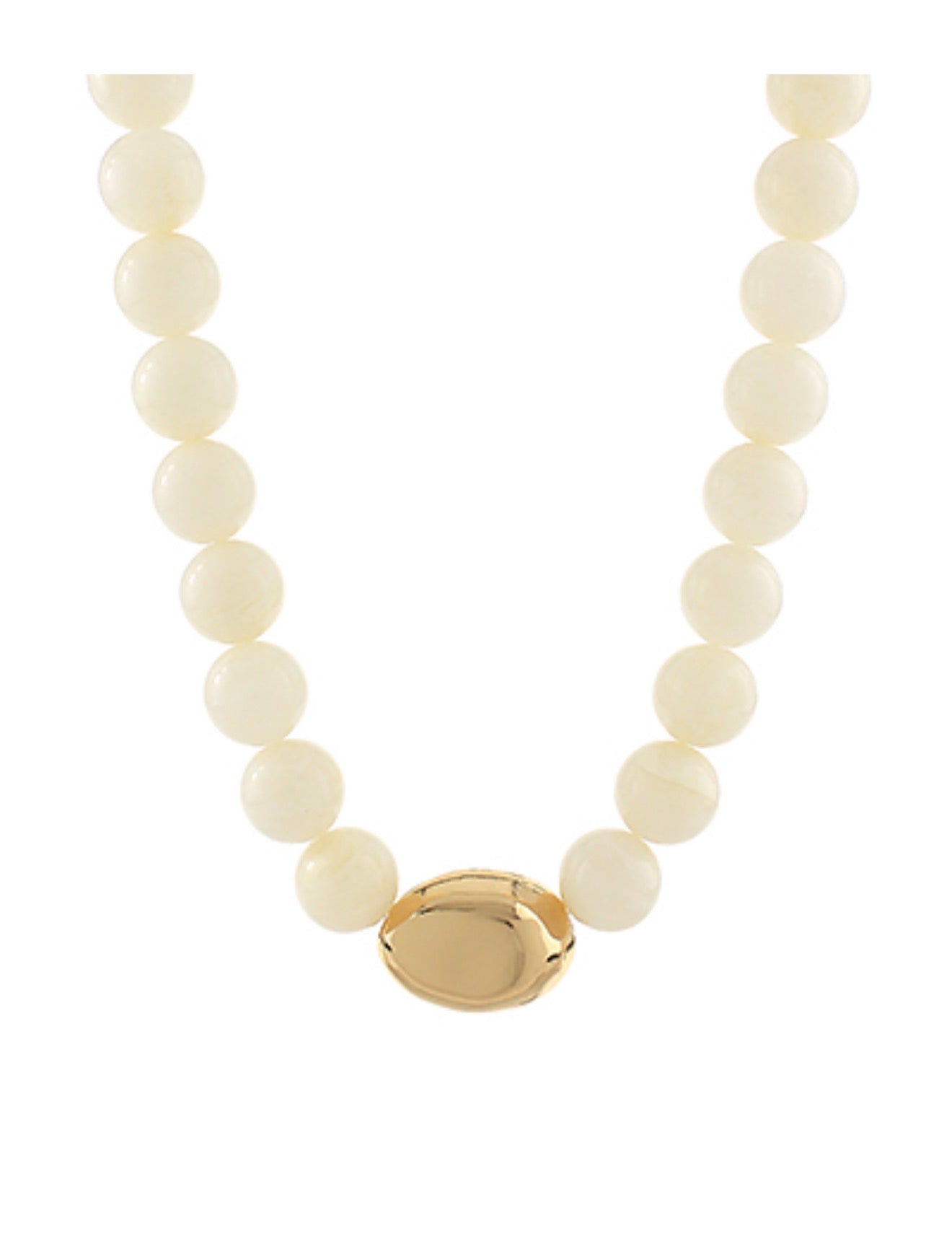 Gold Nugget Beaded Necklace- 4 Colors